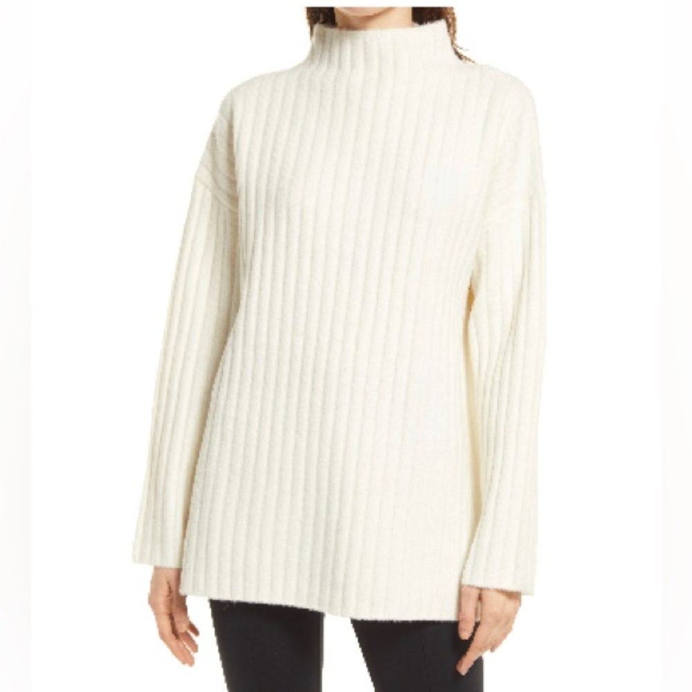 Cream tunic sweater